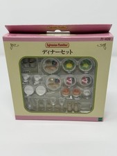Sylvanian Families KA 409 Dinner Set Collectible Toy Kitchen Authentic