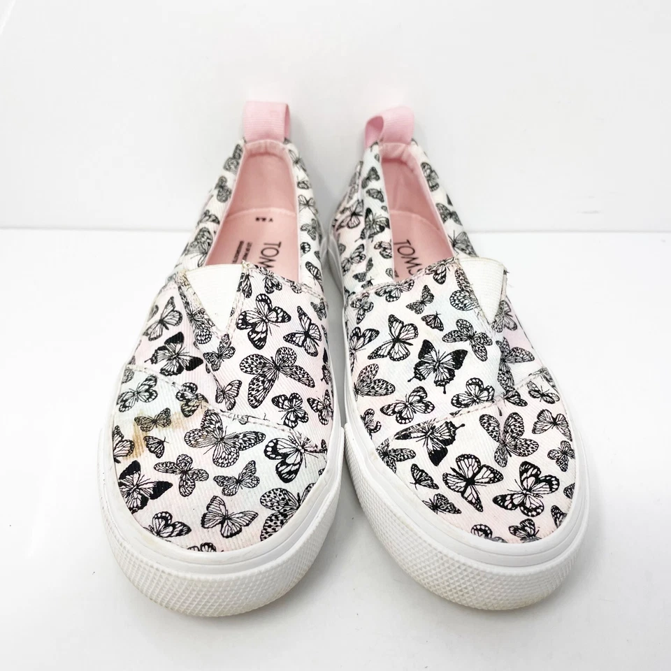 Zapatos informales sin cordones blancos Toms Girls Alpargata Fenix 10019844 talla 2,5 Foto 3 de 4