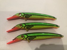 THREE (3) Halco 7”  LAZER 160  Lure in GREAT COLOR- NEW OLD STOCK SL28