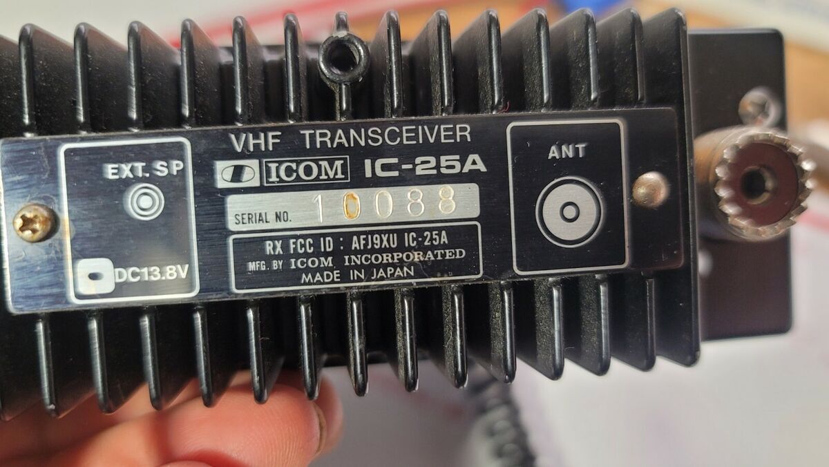 ICOM IC 25A VHF 2 METER TRANSCEIVER | eBay ICOM IC 25A VHF 2 METER TRANSCEIVER | eBay