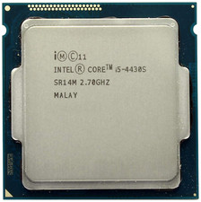 CPU Intel I5 4430s Total Cores  4  Total Threads 4 2,70 ghz