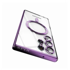 For Samsung S25 S24 S23 S22 Ultra S21 Shockproof Clear MagSafe Magnetic  Cover