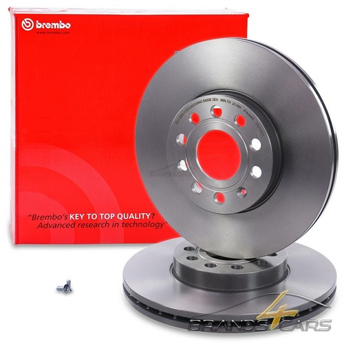 BREMBO BREMSSCHEIBEN+BELÄGE VORNE FÜR AUDI A3 8V SEAT LEON SKODA KAROQ VW GOLF 7 - Bild 2 von 12