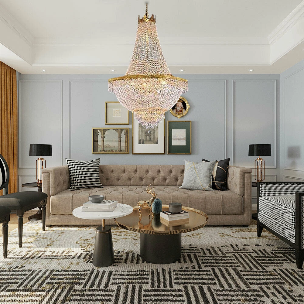Gold cheap entryway chandelier