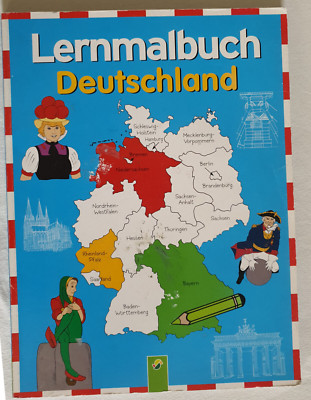 Lernmalbuch DEUTSCHLAND.