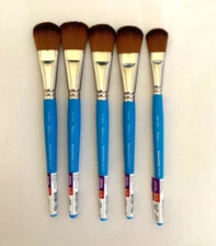 NEW! Princeton Acrylic Watercolor Paint Brushes Lot Of 5