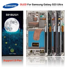 OLED For Samsung Galaxy S23 Ultra 5G SM-S918U/W LCD Display Screen Replacement