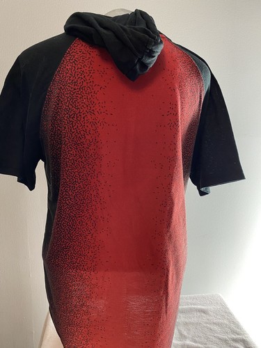 Vintage Chicago Bulls 90's Michael Jordan NBA Hoodie T Shirt Mens Medium Windy - Picture 2 of 2
