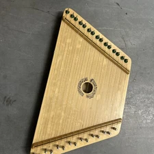 The Music Maker Melody Nepenenoyka Lap Harp/Zither w/ 6 Music Sheets (12 songs)