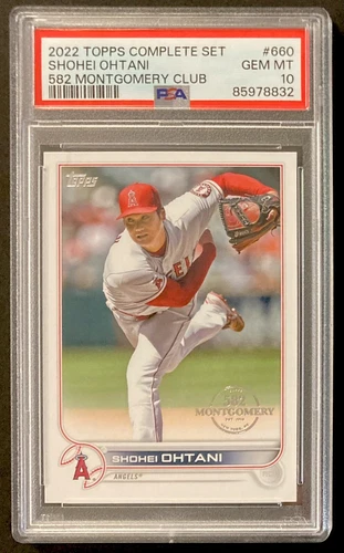 2022 Topps Complete Set Shohei Ohtani 582 Montgomery Club #660 PSA 10 GEM MINT