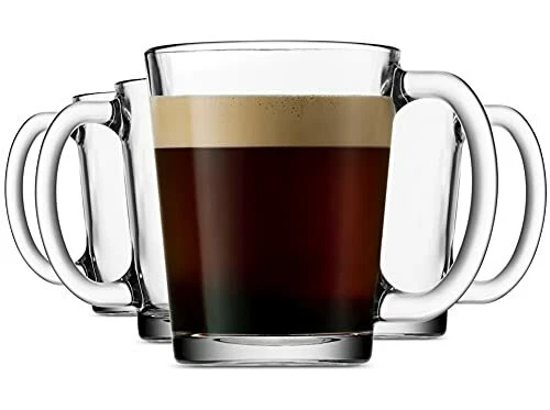 Coffee Mugs Italian Made Glass Coffee Mug Hot Beverage Tea Cups