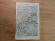 Orig.(1908) Lithographie Landkarte Rügen (B1BL)