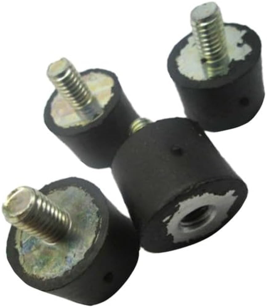 vibration isolators amazon Amazon.com: Pack of 4 Rubber Vibration Isolator Mounts main image 0