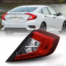 Side Tail Light Driver Outer Right Rear Lamp For Honda Civic 2016-2021 Sedan