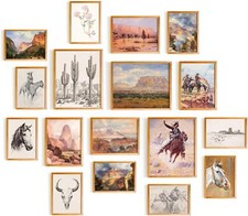 Vintage Western Wall Art for Living Room Decor Southwest Rustic Arizona