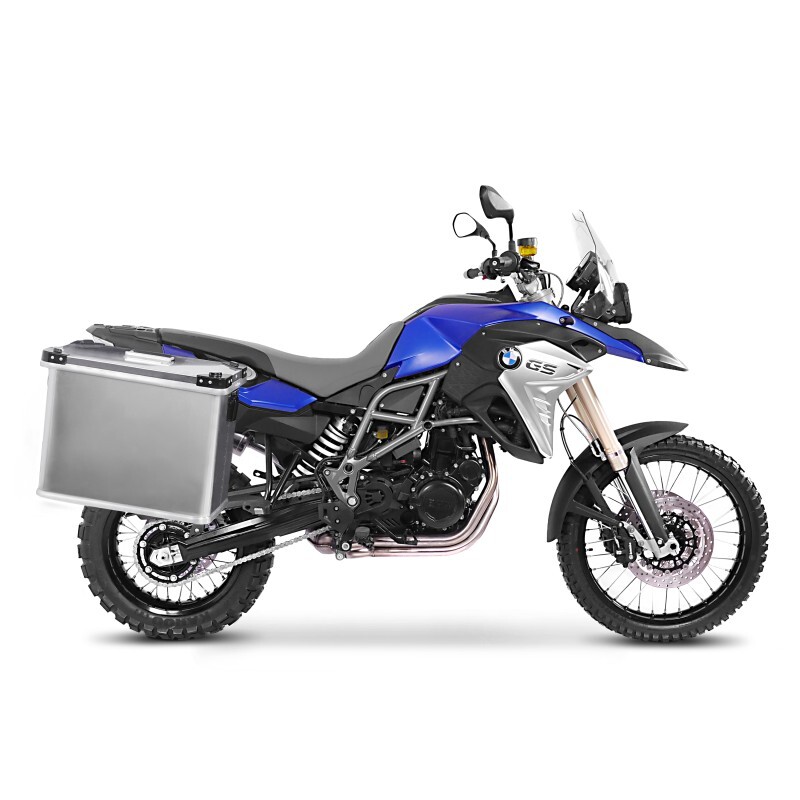 Valises Latérales Moto Bagtecs 2x34L + Kit Fixation Pour Benelli TreK 1130 / Amazonas / TRK 502 X - Neuves