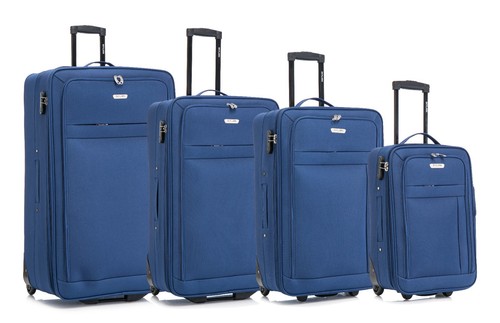 Large Suitcase & Medium Cabin Luggage XL Lightweight Suitcases Expandable Travel - Picture 11 of 84