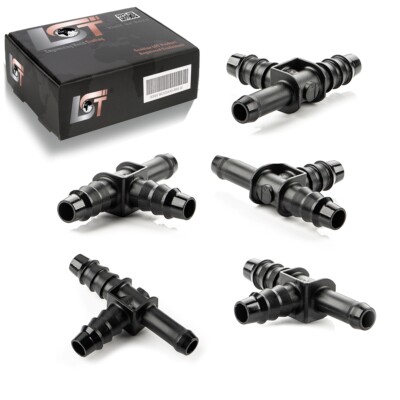 5x Bewässerungssystem T-Stück Schlauchverbinder T-Verbinder Ø 8 mm