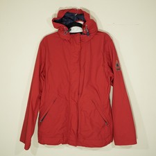 Gaastra Women S Red Taped Seams Hooded Waterproof Jacket Small