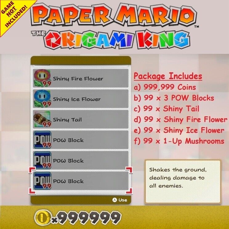 Paper Mario: The Origami King - Nintendo Switch for sale online | eBay