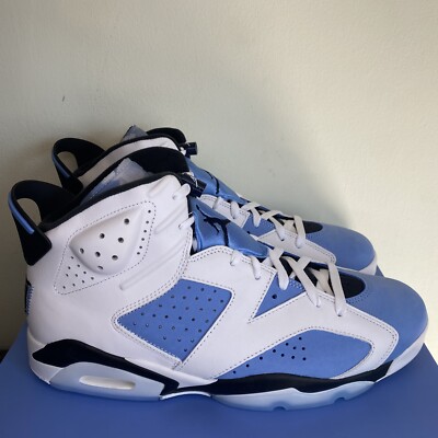 Nike Air Jordan 6 Retro UNC Blue Carolina CT8529-410 Men's Size 14