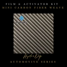 Hydro Dip  Film Activator Combo Kit Mini Carbon Fiber Weave