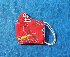 Washable Handmade Fabric Face Mask filter pocket MLB ST LOUIS CARDINALS