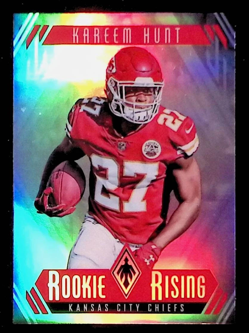 Kareem Hunt Panini Phoenix Rookie Rising #RR25 Base