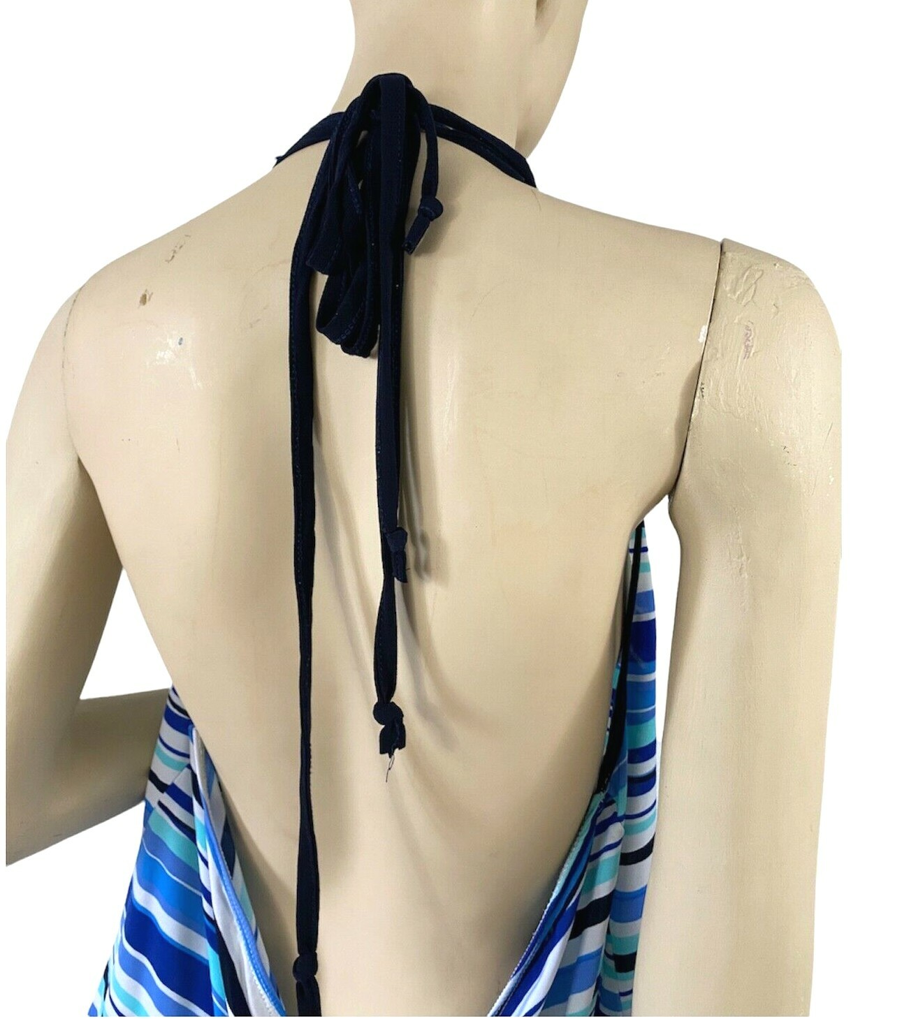 Women's Print Openback Halter Summer Basic Shirts… - image 7