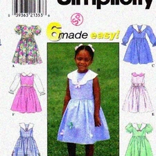 EasyStitch Girls' Dress Patterns: Sizes 2-4, Simple & Stylish Sewing