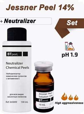 Jessner Peel solution 14% (classic facial peeling) + Neutralizer Peels
