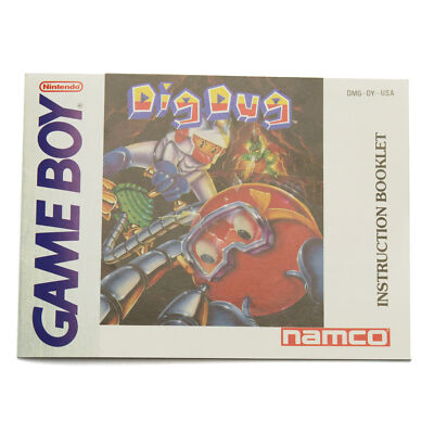 GameBoy Dig Dug DMGDYUSA Spielanleitung / Handbuch / Manual / Guide / Instructio