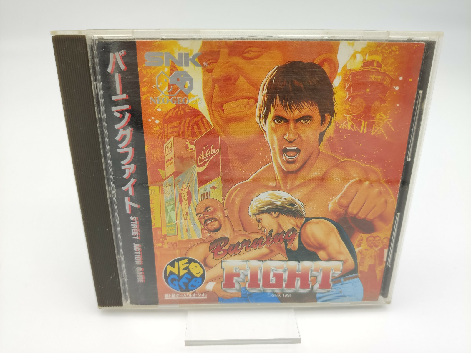 ES- BURNING FIGHT NEO GEO CD JAPON UTILISÉ TESTÉ