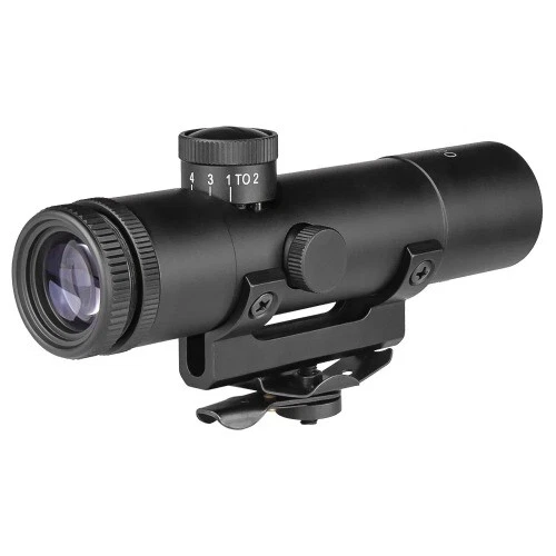 Tactical Hunting HD 4X20 Rifle Scope Sight with Turret Reticle Classic Retro  4x - Image 4 of 4