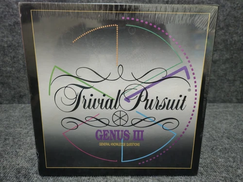 Vintage 1996 Parker Brothers TRIVIAL PURSUIT GENUS III