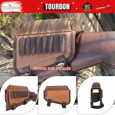 TOURBON Canvas Shooting Gunstock Cheek Raiser Rest Rifle Ammo Holder-Right Hand