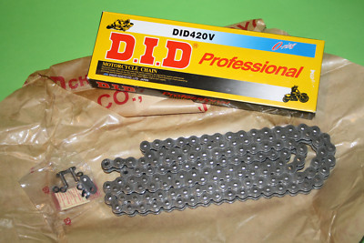 DID Kette 420V O-Ring Kette Motorrad Moped Mofa 144 Glieder  Rollen neu chain