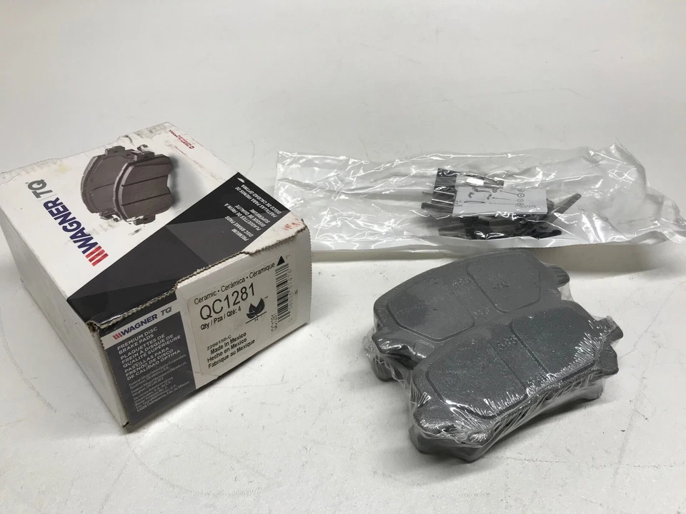 Juego de pastillas de freno de disco - Pastillas de freno de disco traseras ThermoQuiet Wagner QC1281 para Acura, Honda Foto 2 de 3