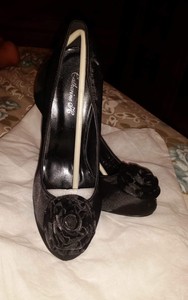 scarpe in raso da cerimonia nere