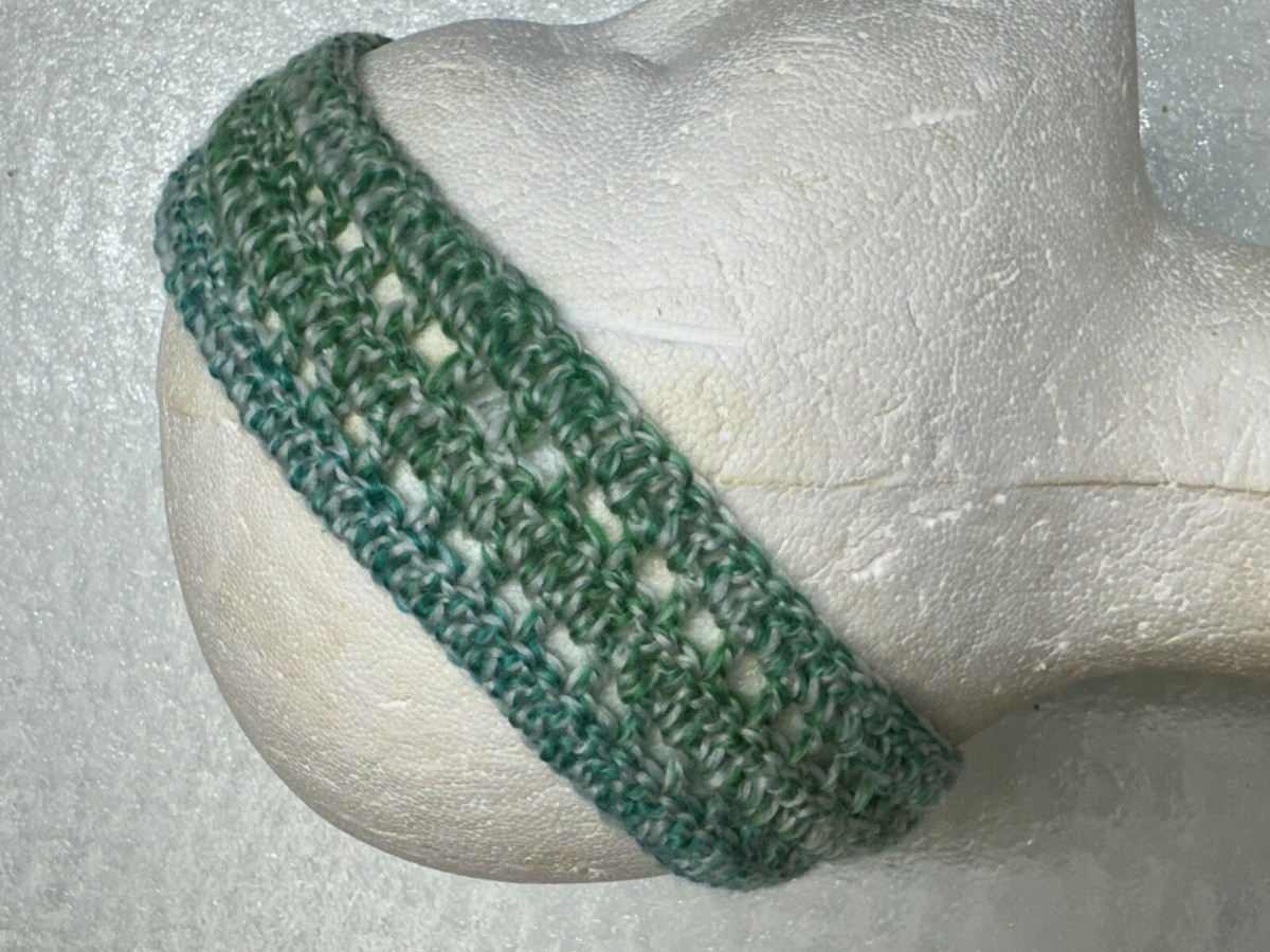 Crochet Headband Women 18”X1.75” Fashion Comfort Hair 