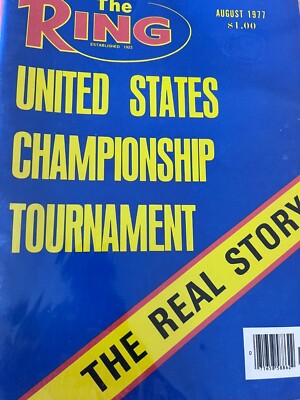 The Ring Magazine August 1977 Ali Evangelista Noron Bobick Zarate Zamora Foreman