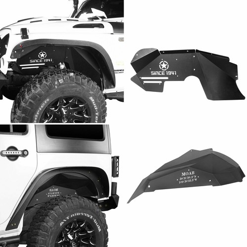 通販オンラインショップ 新品 Hooke Road Flat Fender Flares Wheel Well Inner Liners Front Rear Comp B081jsd5cb センターバレー 通販 Yahoo ショッピング 新品 Workplacechanges Com