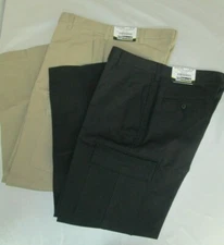 Men Pants cargo blue black khaki 30 32  34 36 38 40 42 44 46 54 56 Edwards 2575