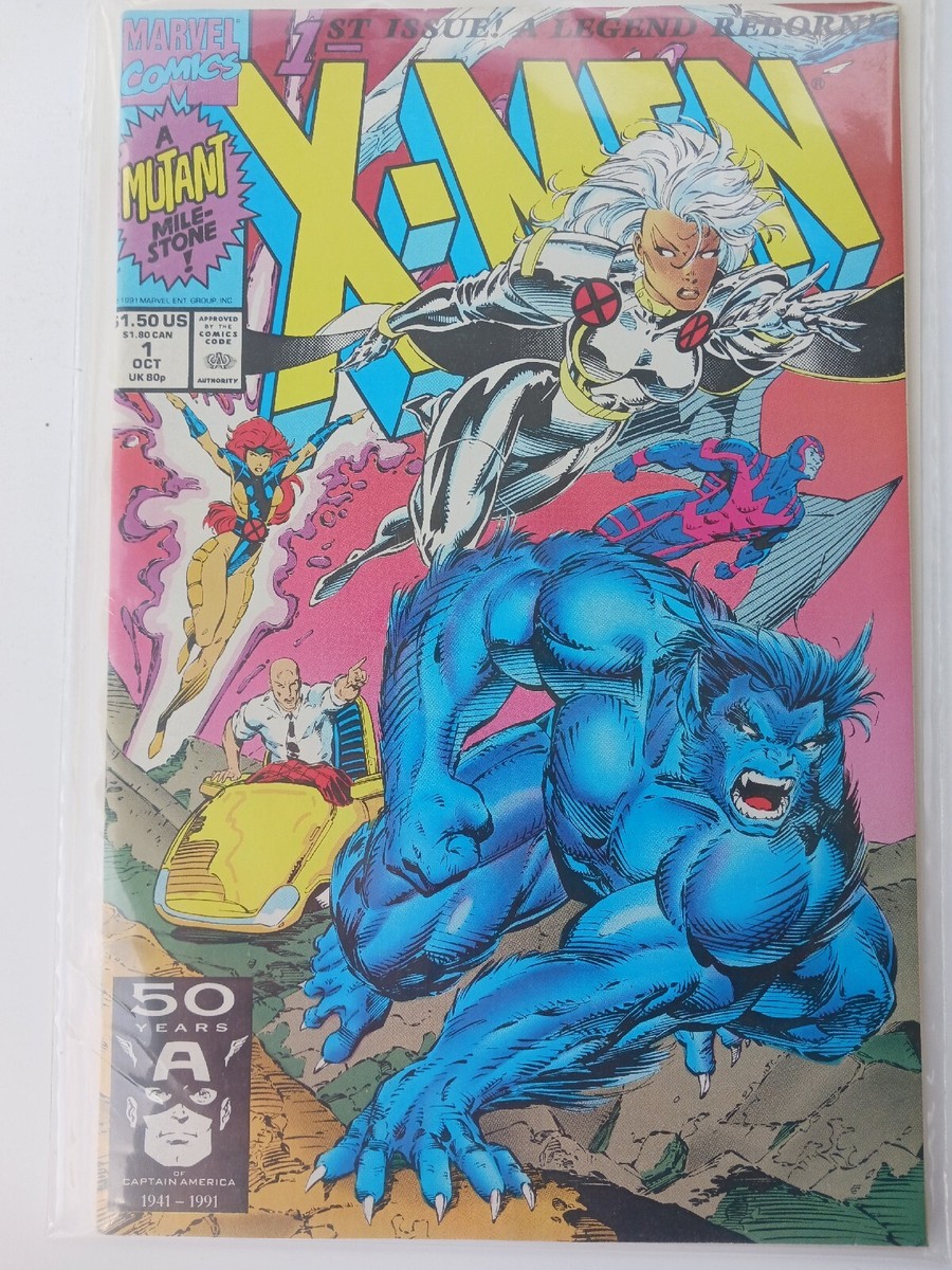 X-MEN #1 (1991) A LEGEND REBORN! Cover 1A Key Issue-Jim Lee and