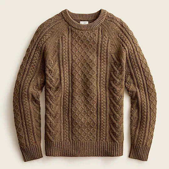 J crew hotsell fisherman sweater