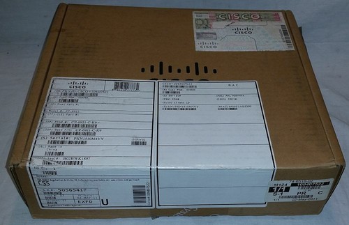 CISCO CP-6921 BUSINESS OFFICE VOIP IP PHONE STAND & HANDSET NEW OPEN BOX - Picture 1 of 6