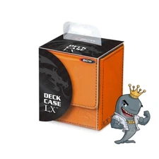 BCW Gaming Deck Case LX - Orange Gaming Storage Box MTG FREE SHIP