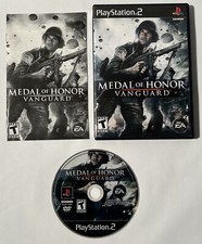 Medal of Honor: Vanguard (Sony PlayStation 2, 2007) PS2 CIB Tested & Working.