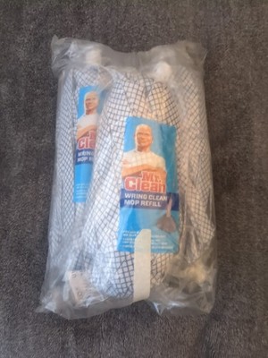 (3) Mr. Clean ️ Wring Clean Mop Head Refills Cloth Cleaning Supplies 3 Pack 