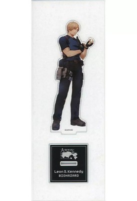 Acrylic stand/acrylic panel Leon S. Kennedy Acrylic stand ''Resident Evil'' Large